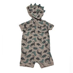 Dinosaur baby boy romper